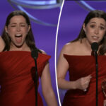 Oh No! Cristin Milioti Fell & Dropped Her Emmy After Adorable Speech!