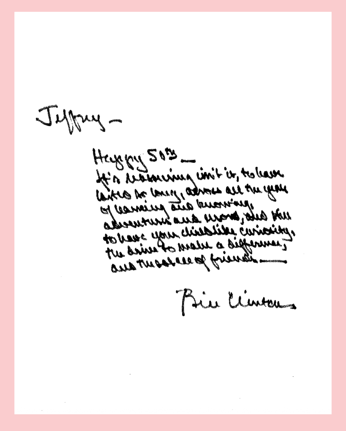 Epstein Book Clinton Note