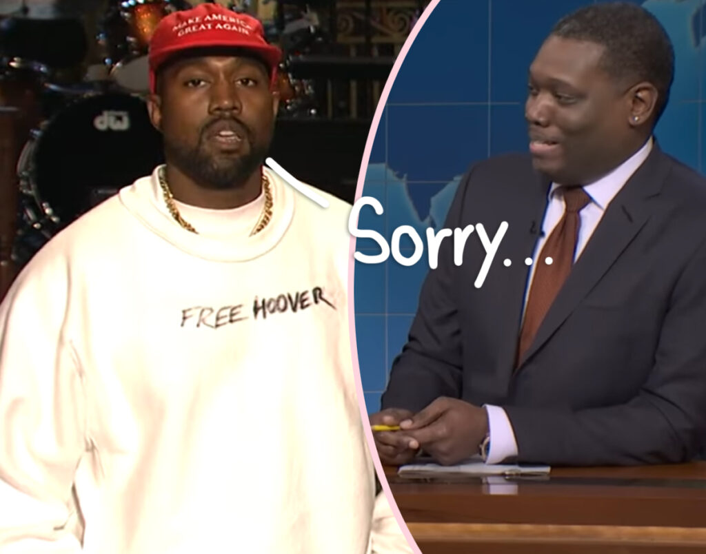 Kanye West Gave Super Rare Apology For SNL Rant, Says Michael Che!
