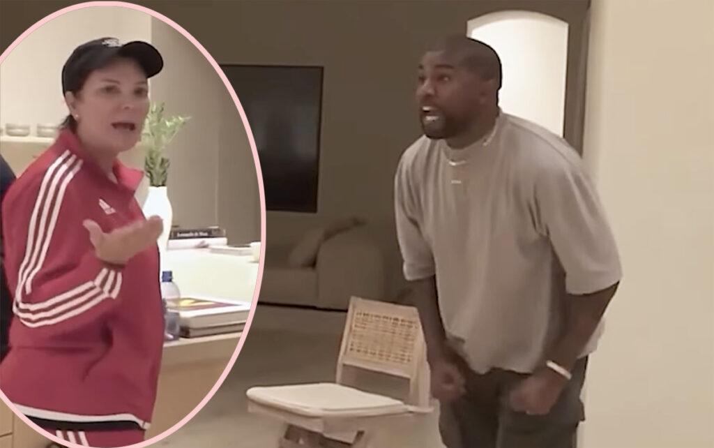 Kanye West Screams At Kris Jenner In EXPLOSIVE Argument - Watch! - Perez Hilton