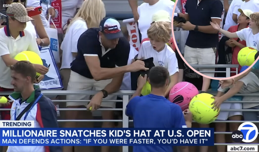 US Open Polish CEO Stole Hat From Child Statement Apology