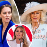 Did Queen Camilla Just Rudely Shoo Princess Catherine Away During Awkward Chat With Melania Trump? Watch!