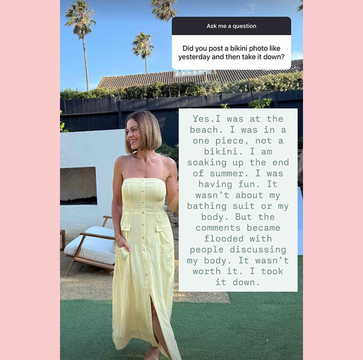 Candace Cameron Bure story body shamers