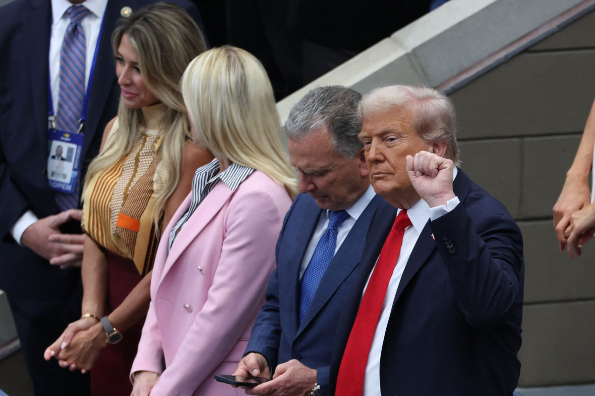 Donald Trump booed at 2025 US Open