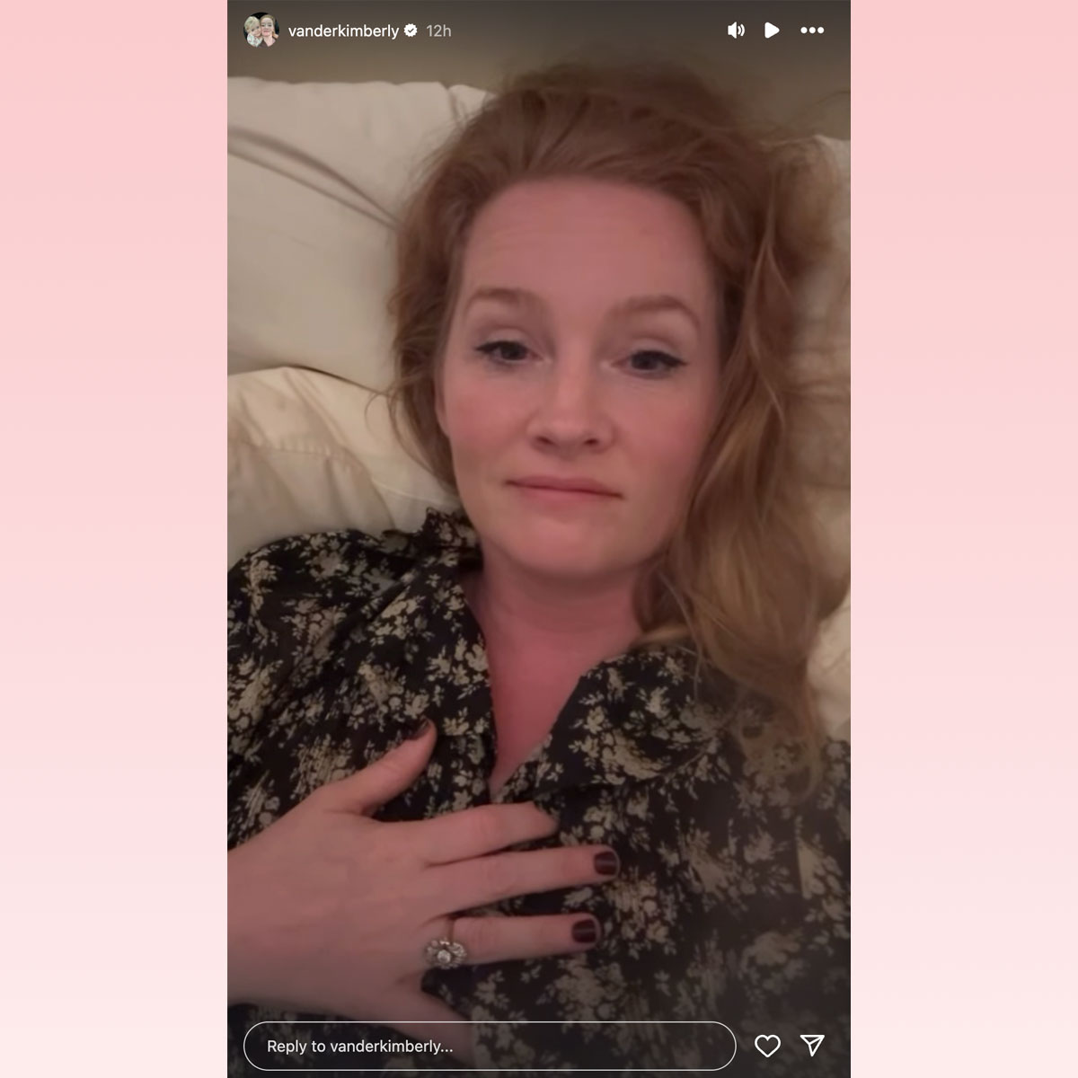 Kimberly Van Der Beek says she misses husband James