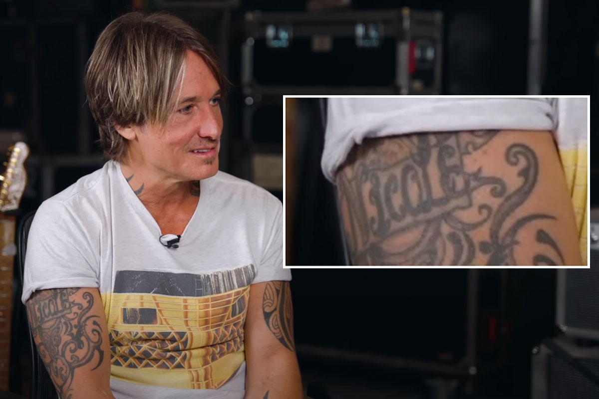 Keith Urban has Nicole Kidman's name tattooed on his arm