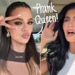 Khloé Kardashian TRASHES Kylie Jenner’s Car In Hilarious Prank Video! Watch!