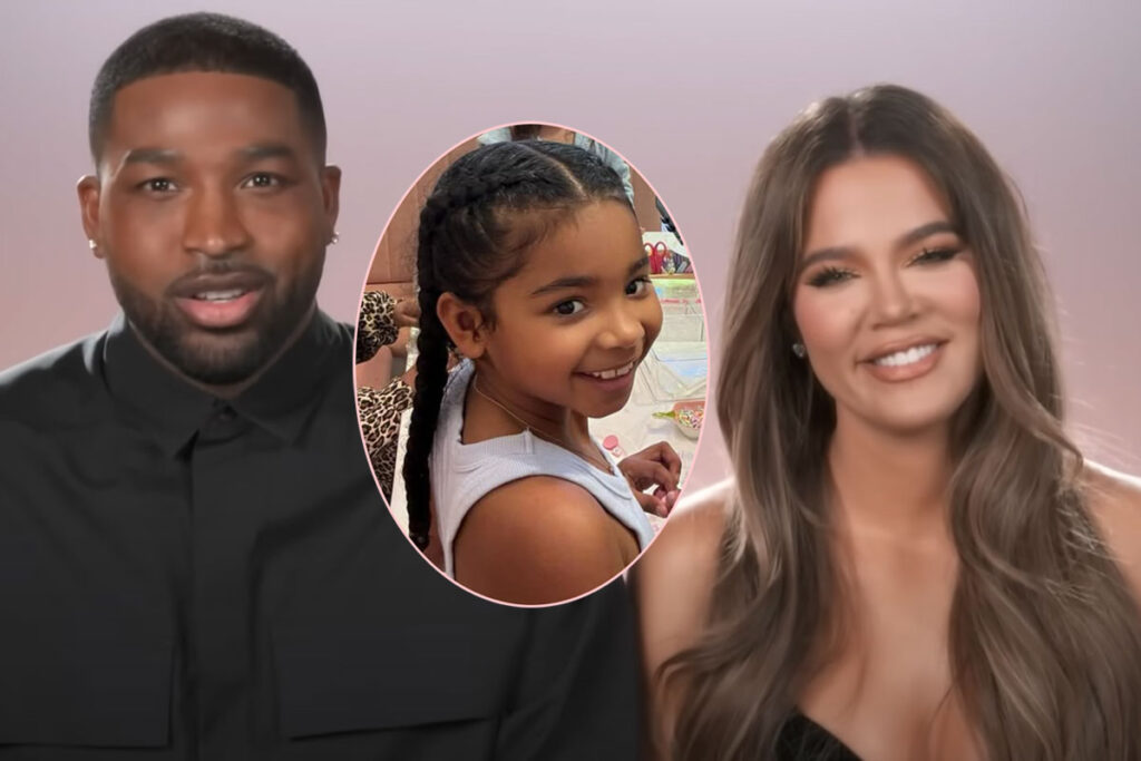 Khloé Kardashian & Tristan Thompson Come Together To Celebrate Milestone For Daughter True!