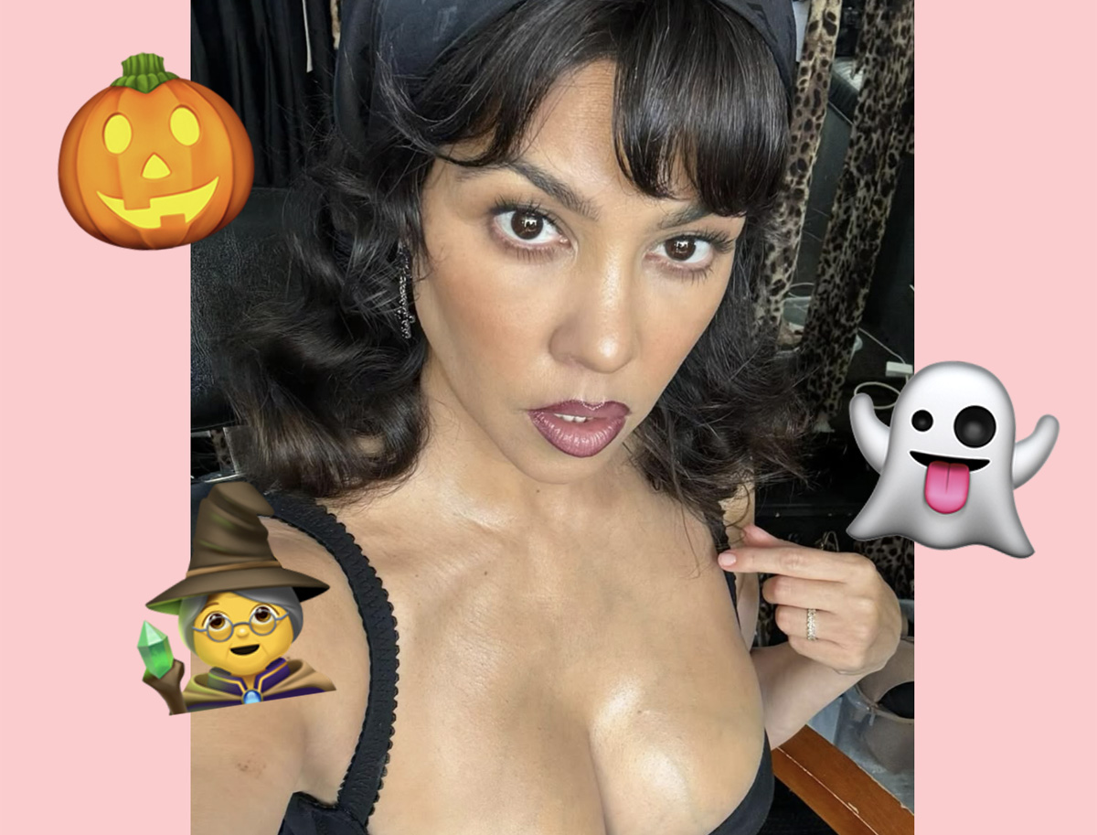 Kourtney Kardashian Shows Off Surprising New 'Witchy Season' Hairstyle! Look!