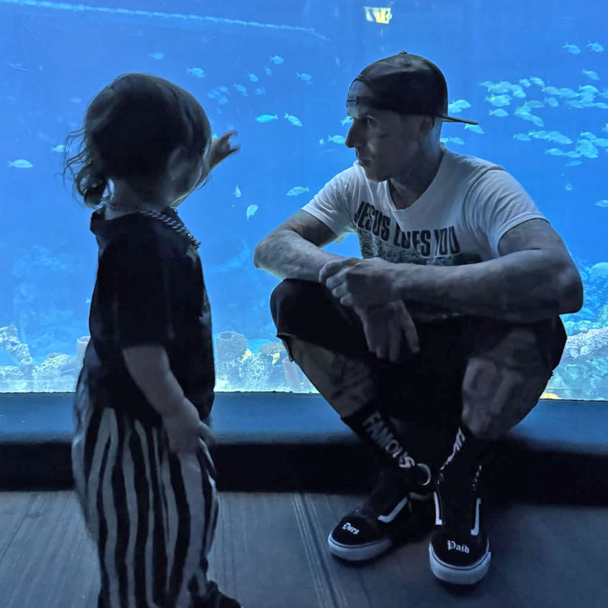 Kourtney Kardashian posts glimpse of son Rocky's face