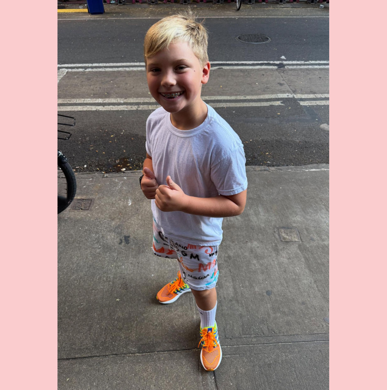 pink son Jameson all grown up