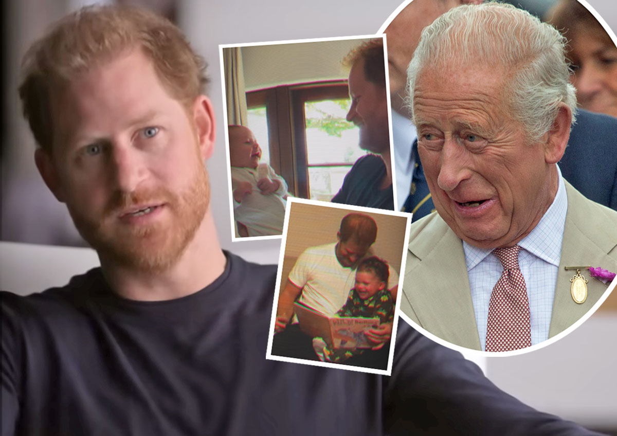 Prince Harry Brought Secret Weapon To King Charles Meeting: Videos Of His Grandkids!