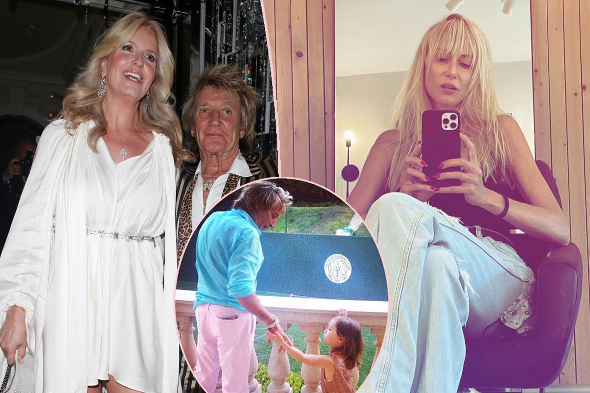 Rod Stewart's Wife Penny Lancaster Reveals Step-Daughter Kimberly's Child Fed On HER Breast Milk! Whoa!