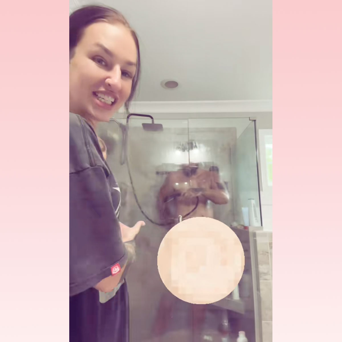 Amanda Conner posts video of Ryan Edwards showering