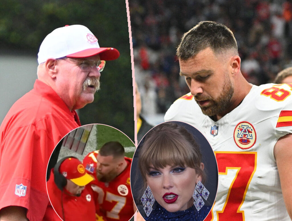 Travis Kelce & Andy Reid Have HEATED Exchange During Game -- YIKES!
