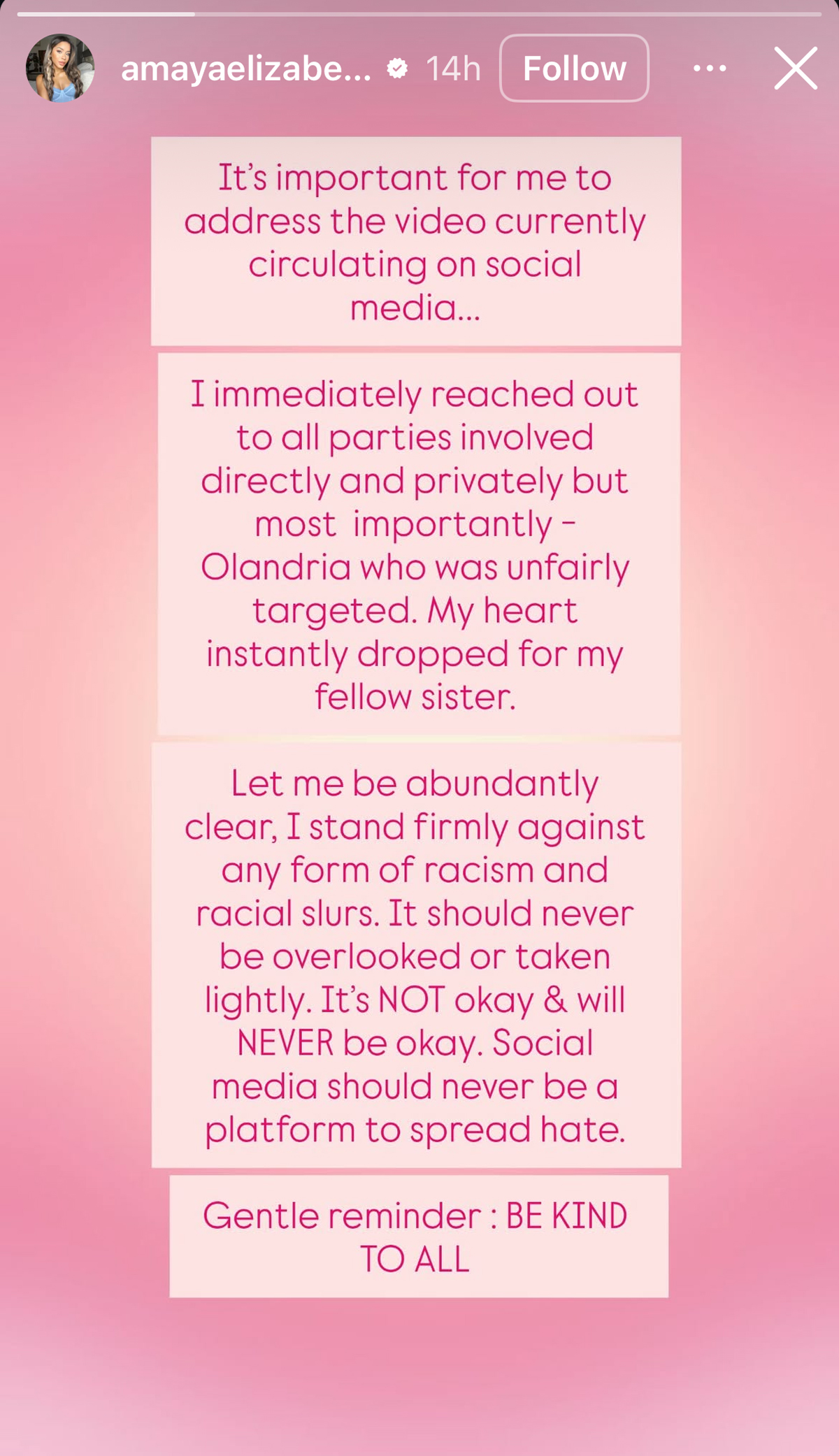 Huda Mustafa apologizes to Olandria Carthen for laughing at racial slur