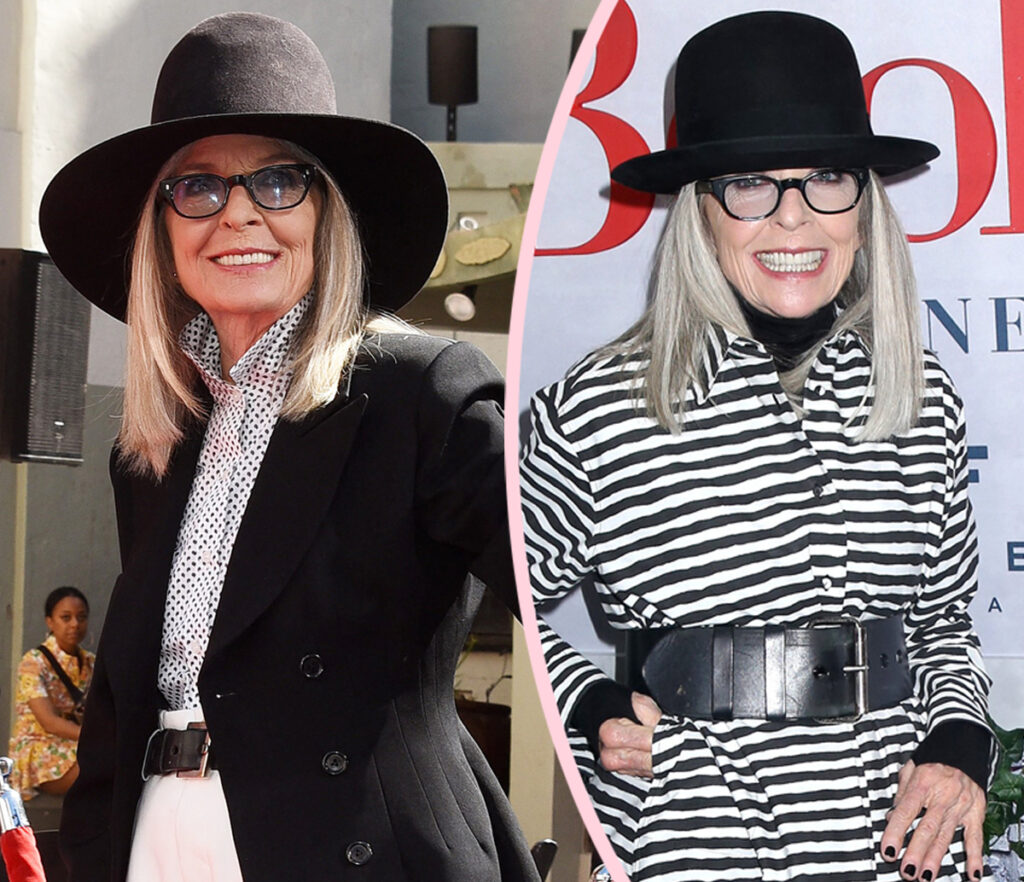 Diane Keaton's Health 'Declined Very Suddenly' In The Months Before Her  Death, Says Friend - Perez Hilton