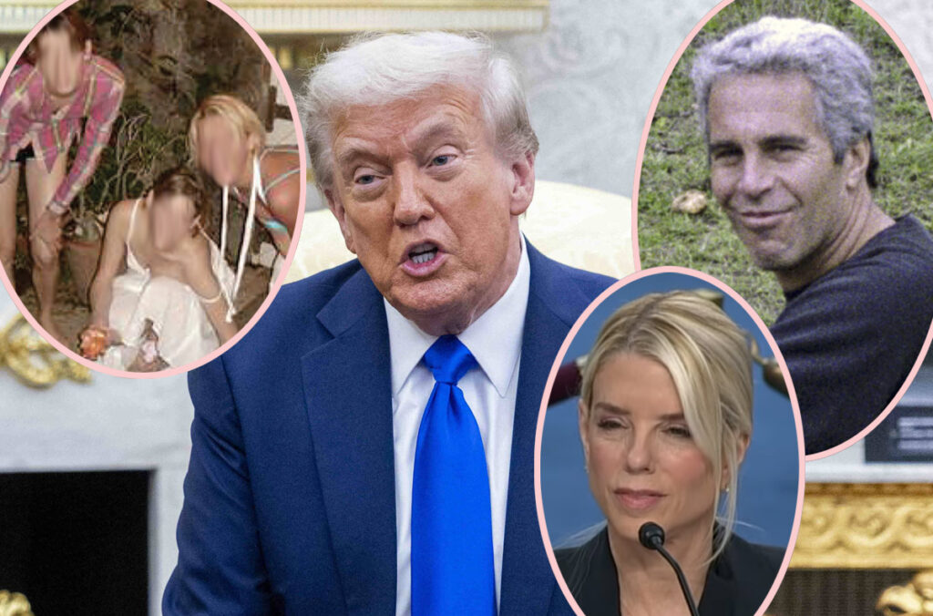 Donald Trump Photos Young Girls Jeffrey Epstein Files Pam Bondi Answer
