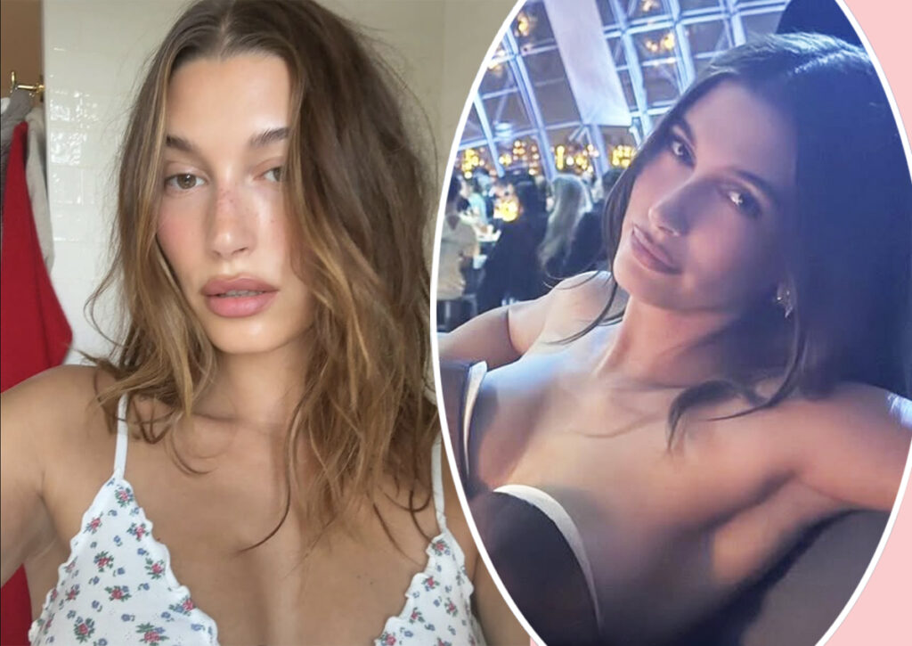 Hailey Bieber Academy Gala Red Carpet Gown Awkward Could Not Sit