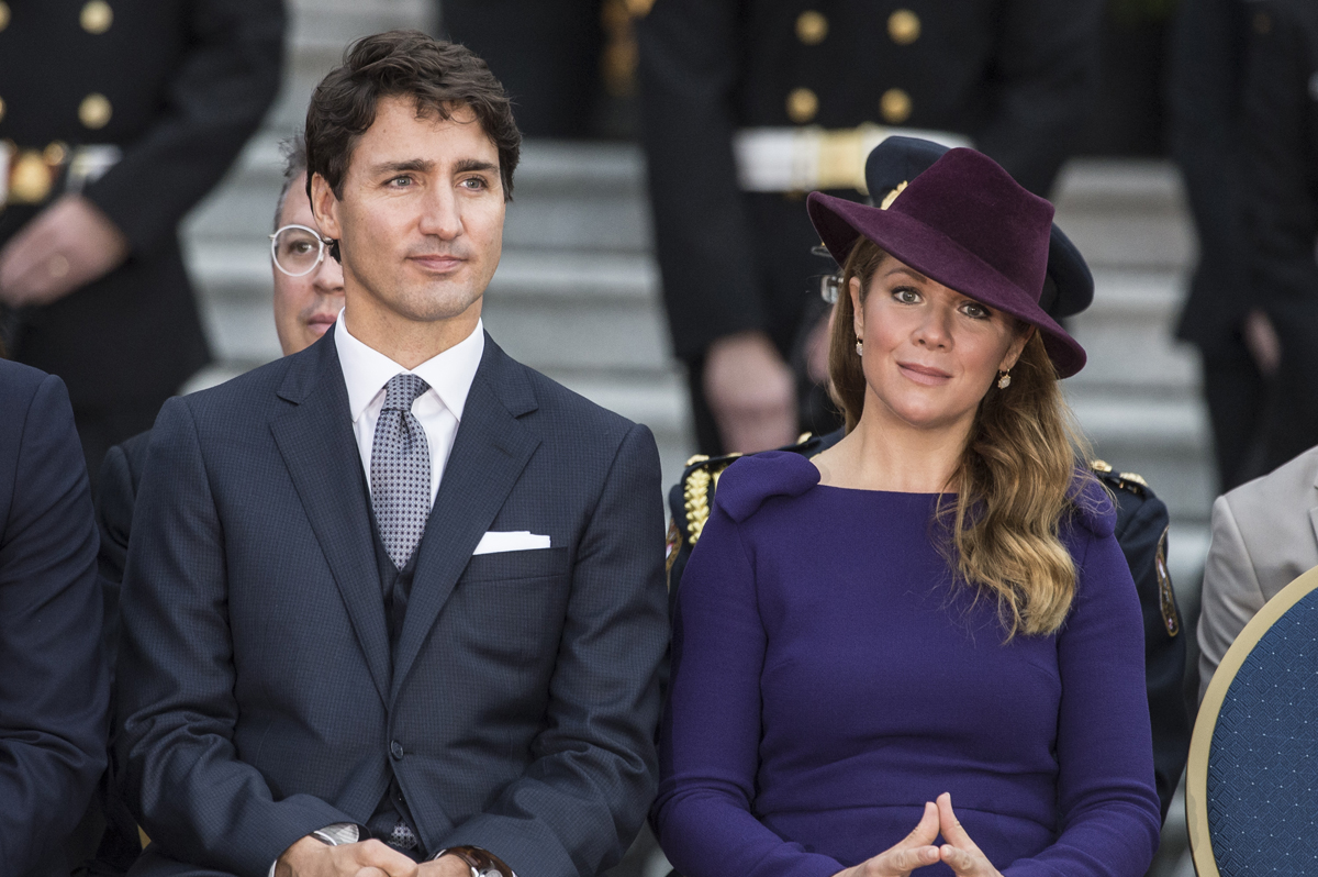 Justin and Sophie Trudeau in 2016