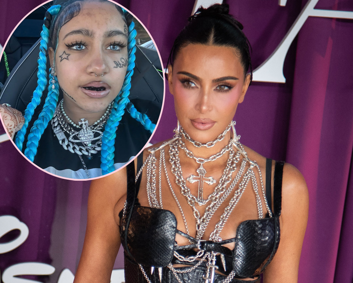 Kim Kardashian Defends North West After She Gets Criticized For Wearing Fake Piercings & Tattoos! Kim Kardashian Defends North West After She Gets Criticized For Wearing Fake Piercings & Tattoos!