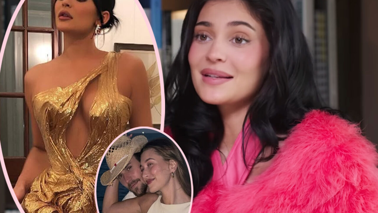 Kylie Jenner Finally Addresses Backlash Over That Gold Dress She Wore To  Justin & Hailey Bieber's Wedding! - Perez Hilton