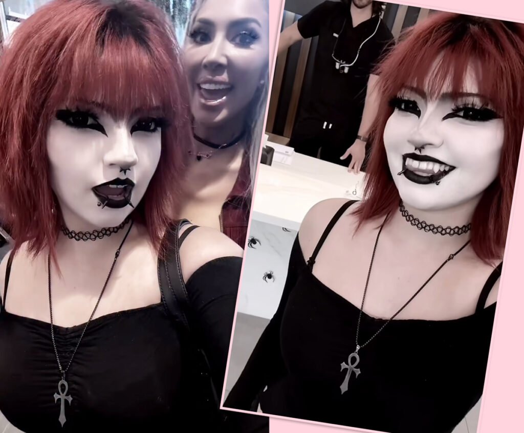 Farrah Abraham’s 16-Year-Old Daughter Reveals She Got Permanent Fangs!!