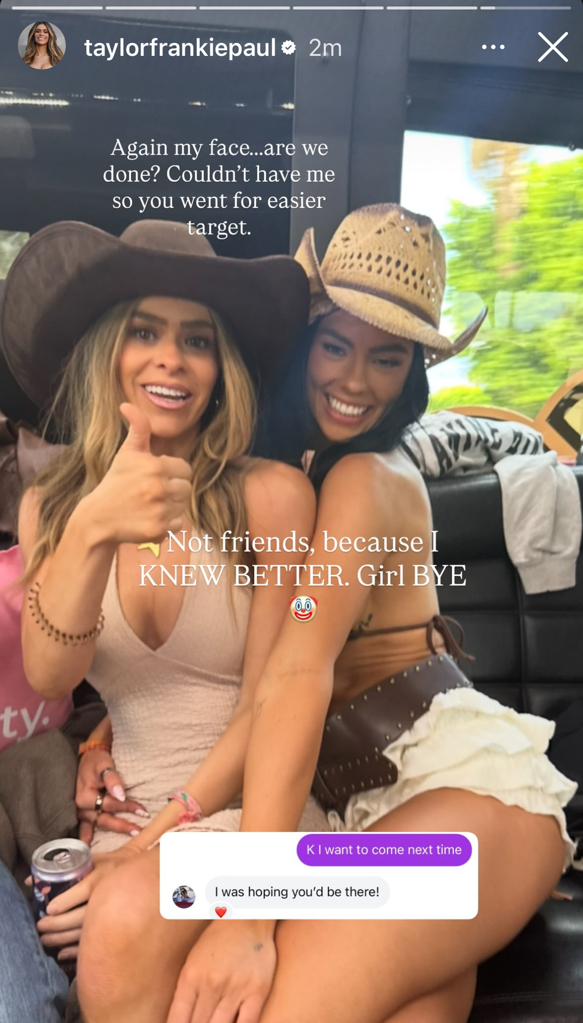Taylor Frankie Paul Goes Off After Ex Dakota Mortensen Hooks Up With Her Friend