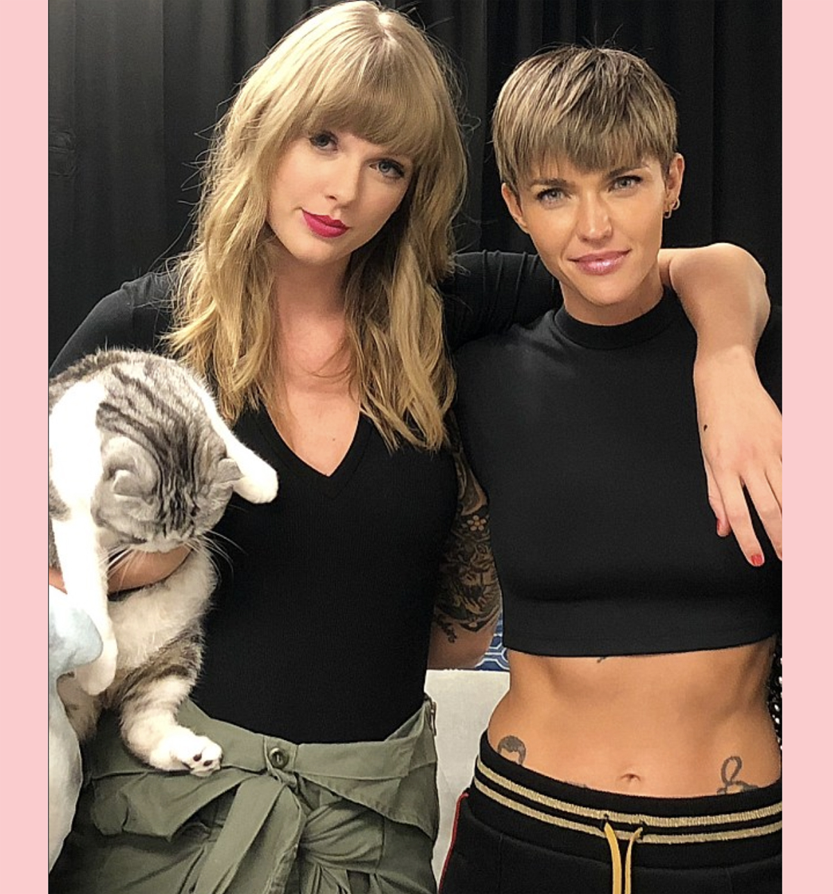 Taylor Swift and Ruby Rose in 2019 Instagram