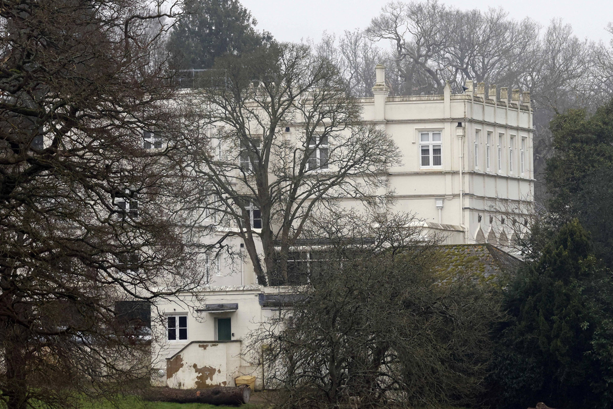 The Royal Lodge in Windsor where Prince Andrew has been living essentially rent-free