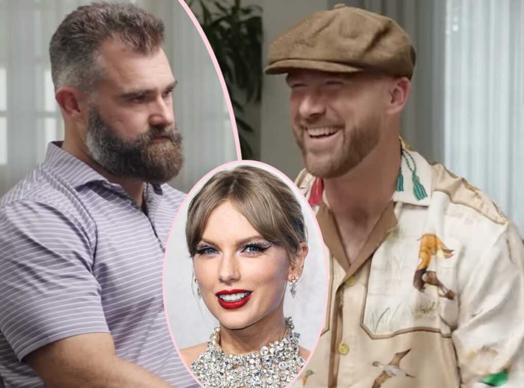 Watch Travis Kelce Respond To Big Bro Jason Surprising Him With Wedding Question!