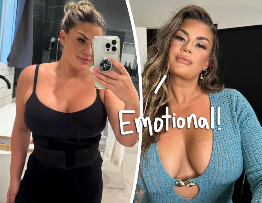  Brittany Cartwright reveals new boobs for first time in tight tank after ‘getting rid’ of implants bought by Jax Taylor