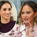 Chrissy Teigen Defends Friendship With 'Polarizing' Meghan Markle!