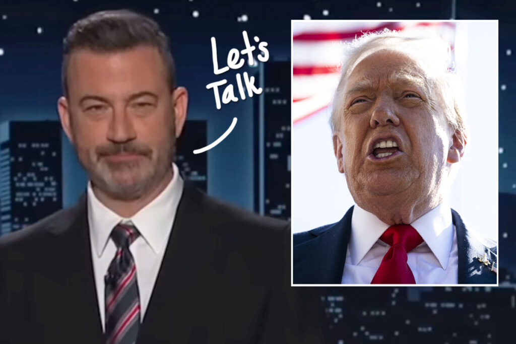 BIG Change Of Tune -- Jimmy Kimmel Actually WANTS Trump On His Talk Show!