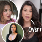Kourtney Kardashian Shades The Hell Out Of Kim & Khloé For Their Fashion! Ouch!
