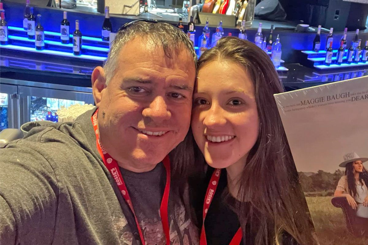 Maggie Baugh & father Chuck