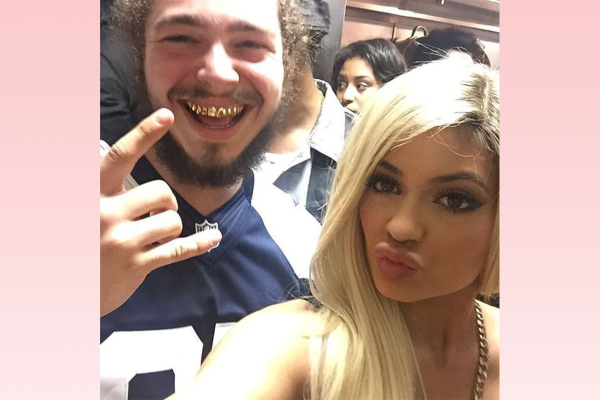 Post Malone at Kylie Jenner's 18th birthday party in 2015