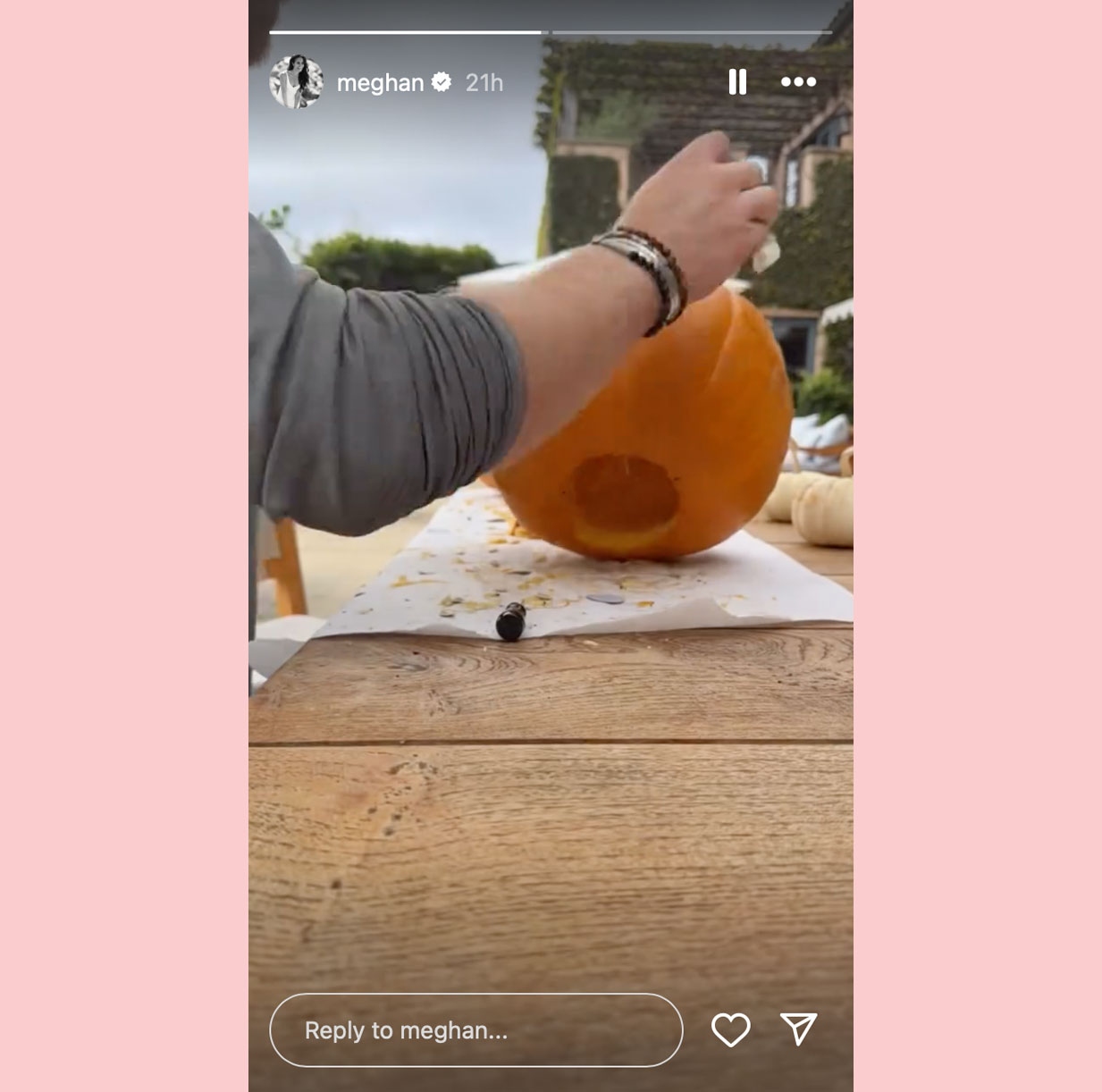 prince harry pumpkin carving
