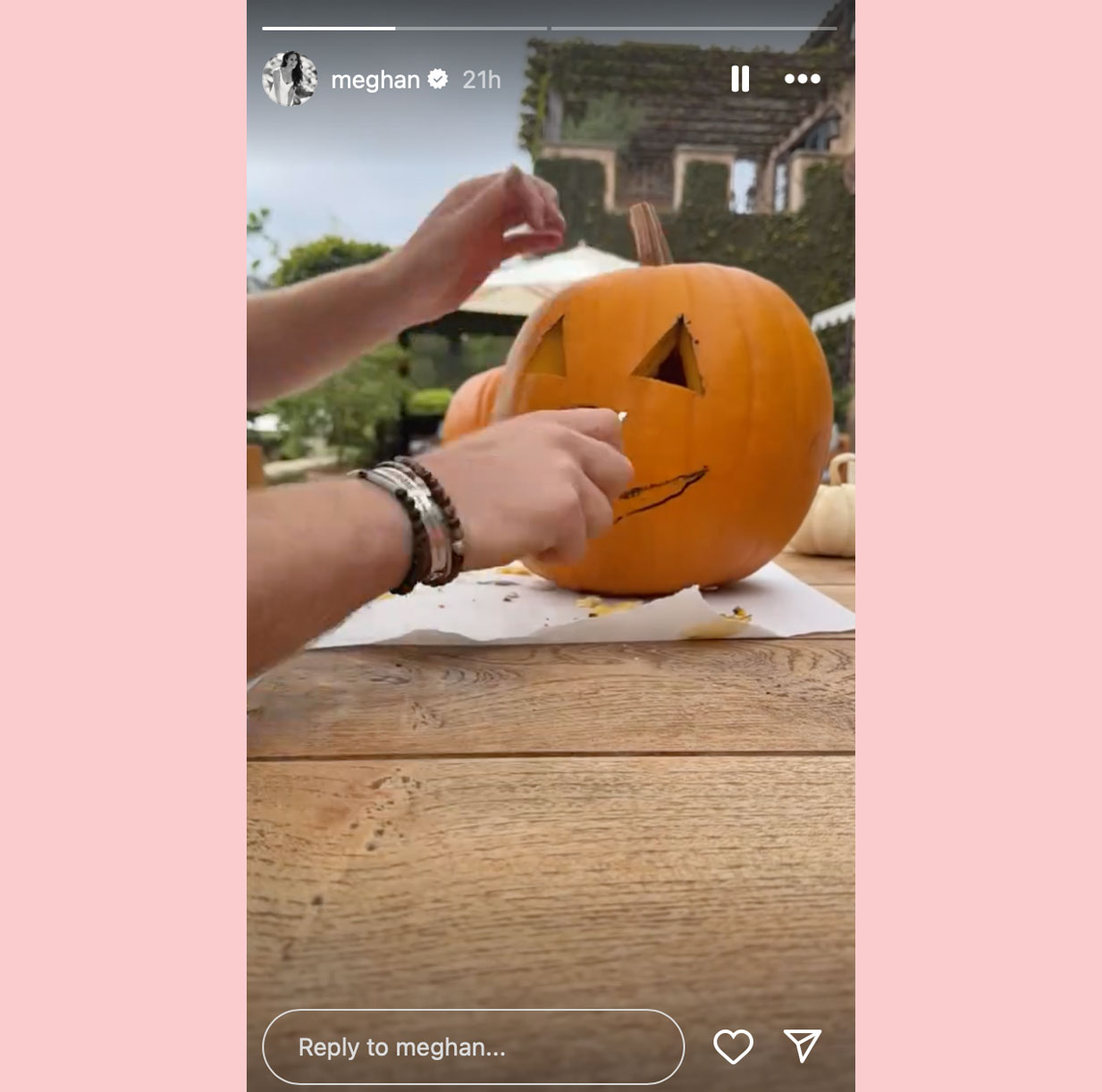 prince harry pumpkin carving