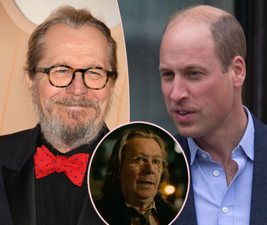 WHAT Did Prince William Say To Gary Oldman During His Knighting?! OMG!