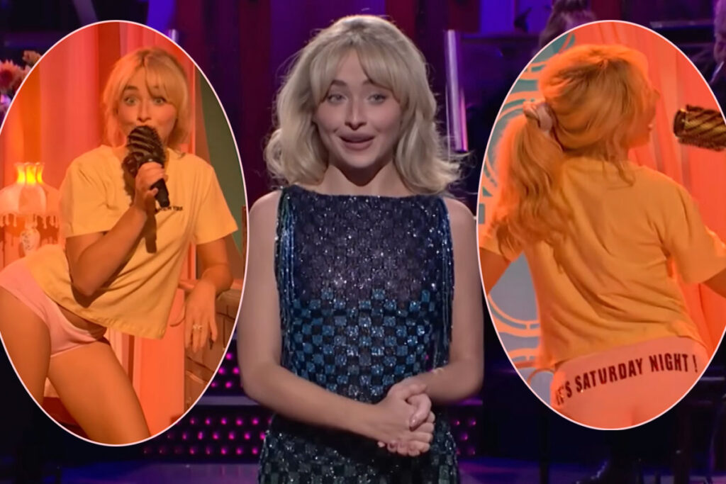 Sabrina Carpenter Delivers NSFW SNL Monologue & Performs In Her Underwear!