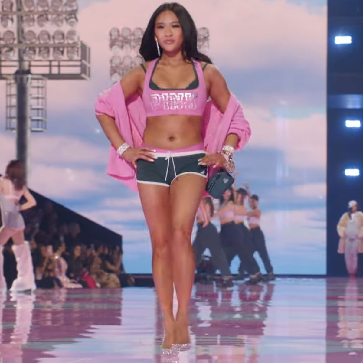 Suni Lee at the 2025 Victoria's Secret Fashion Show