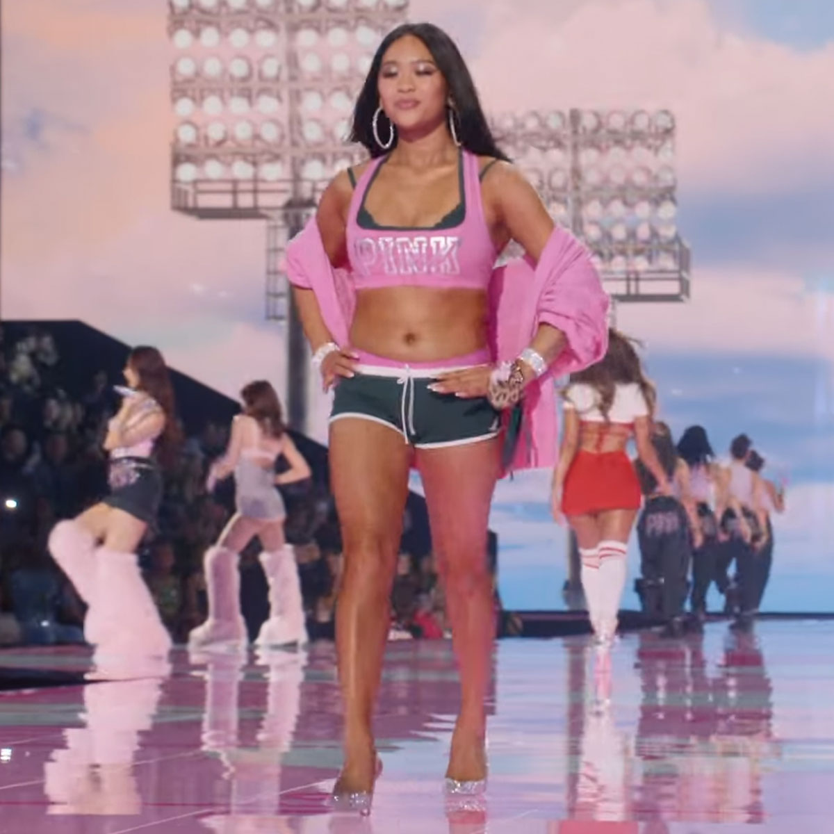 Suni Lee at the 2025 Victoria's Secret Fashion Show