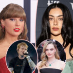 Siding AGAINST Taylor Swift?! Pals Ed Sheeran & Cara Delevingne Cozy Up To Charli XCX In New Pics!