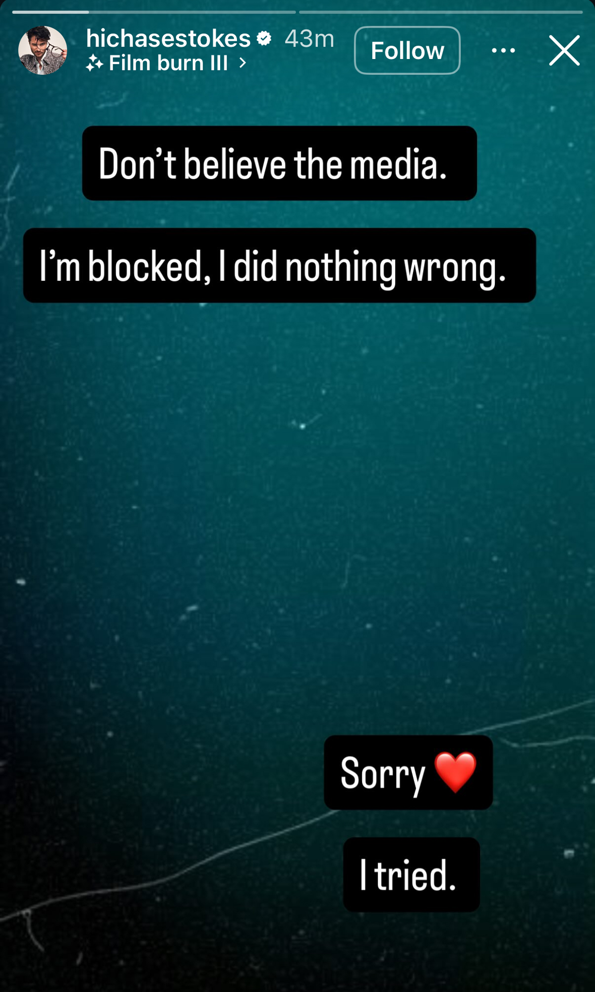 Did Kelsea Ballerini & Chase Stokes Breakup AGAIN?! See His Cryptic Posts About Being 'Blocked' & Doing 'Nothing Wrong'...