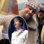 Hailey & Justin Bieber's Son Dresses Up As Pop Star Dad For Halloween! Aww!