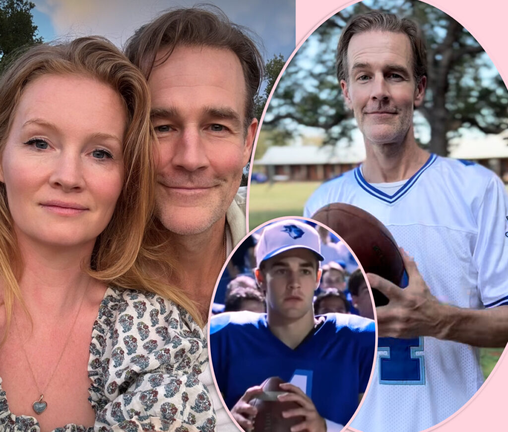 James Van Der Beek Lookin' Good In Varsity Blues Jersey As His Wife Shares Update Amid Cancer Battle
