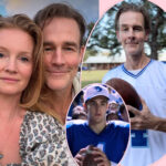 James Van Der Beek Looks SO HAPPY In Varsity Blues Jersey As His Wife Shares Optimistic Health Update!