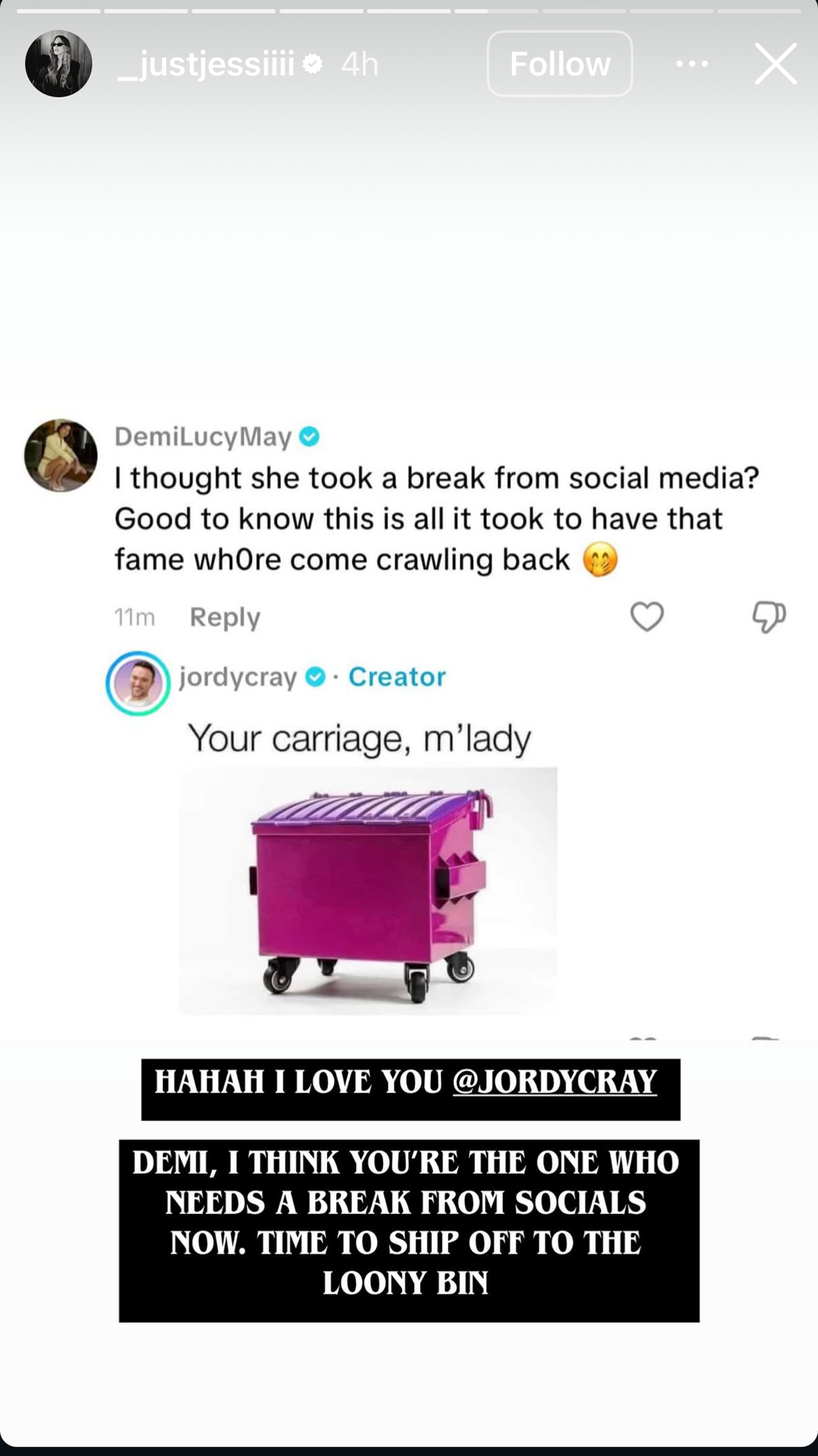 Jessi Finally Reveals The True Meaning Behind Demi's Fruity Pebbles