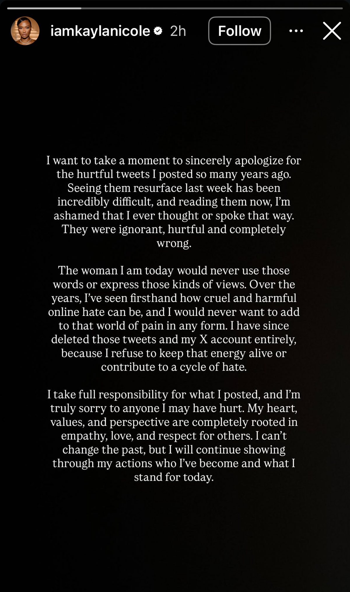 Kayla Nicole Admits She Is 'Ashamed' In Apology Post After Taylor Swift Fans Discovered Her 'Hurtful' Tweets